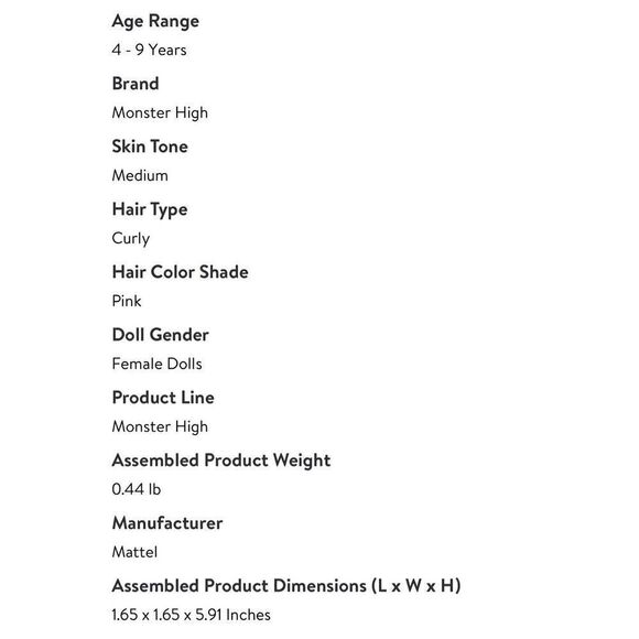 Monster High Doll Clawdeen Wolf Pet Dog Crescent Purple Streaked Hair NEW - Picture 12 of 12